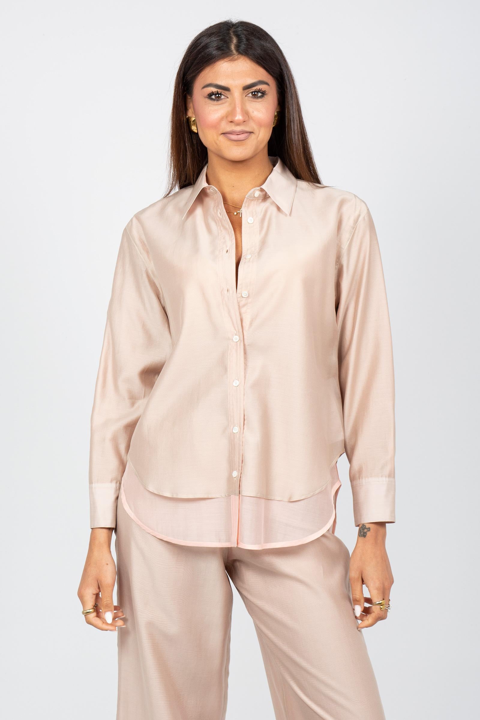 camicia doppiata in lyocell CA1506460237 012 SEVENTY 