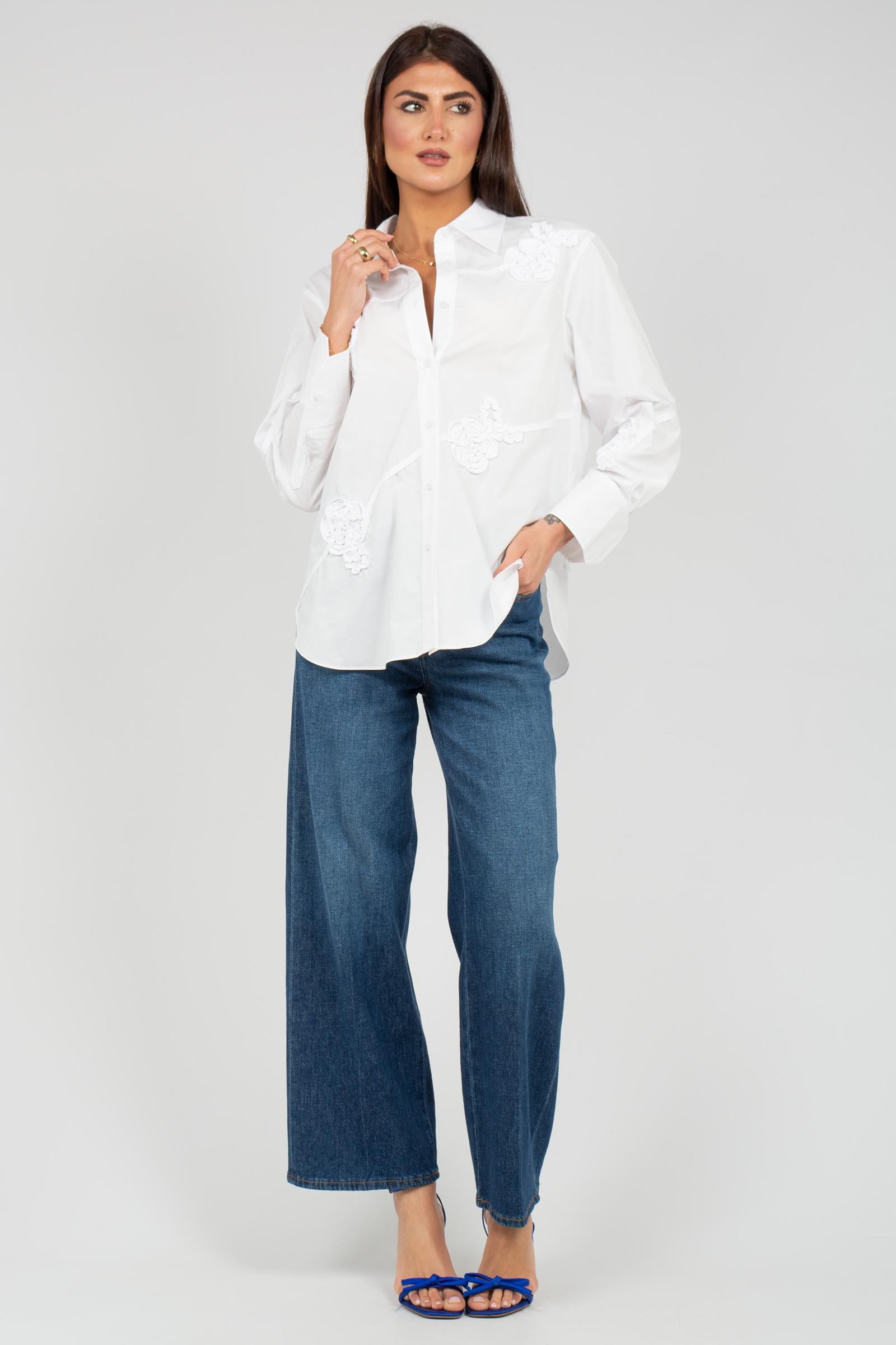 camicia in popeline di cotone 'comune' COMUNE 001 MARELLA 