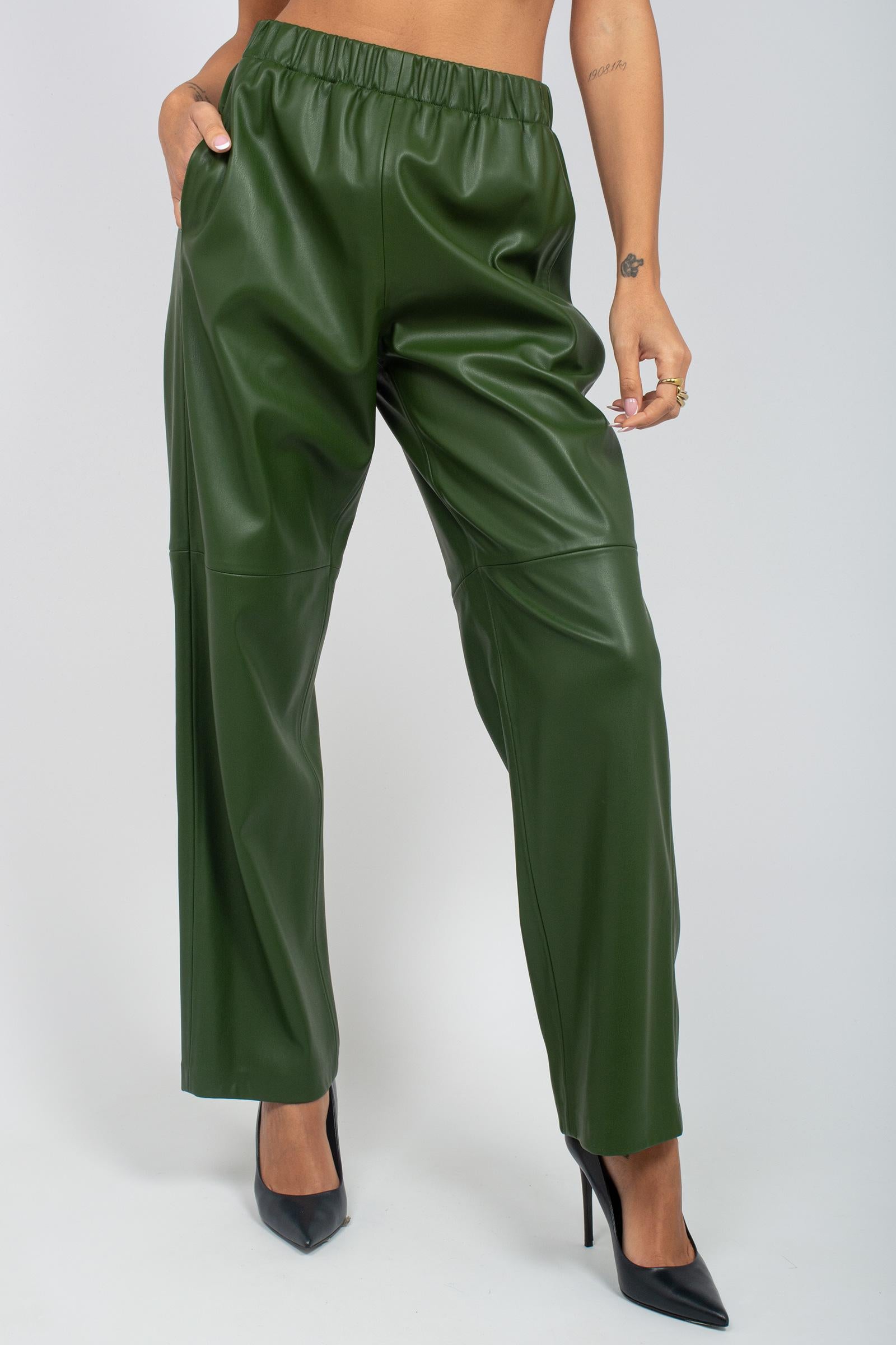 jogger in ecopelle 'spinello' SPINELLODD08 OLIVA DOUUOD 