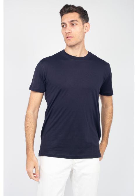 t-shirt in cotone e seta TL5STM050LEL 01CD360 PT TORINO 
