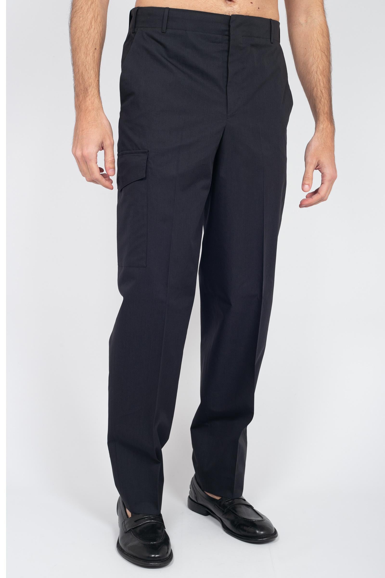 Pantalone in cotone e viscosa 'wide' C0ASAFZL0FWD BP760990 PT TORINO 
