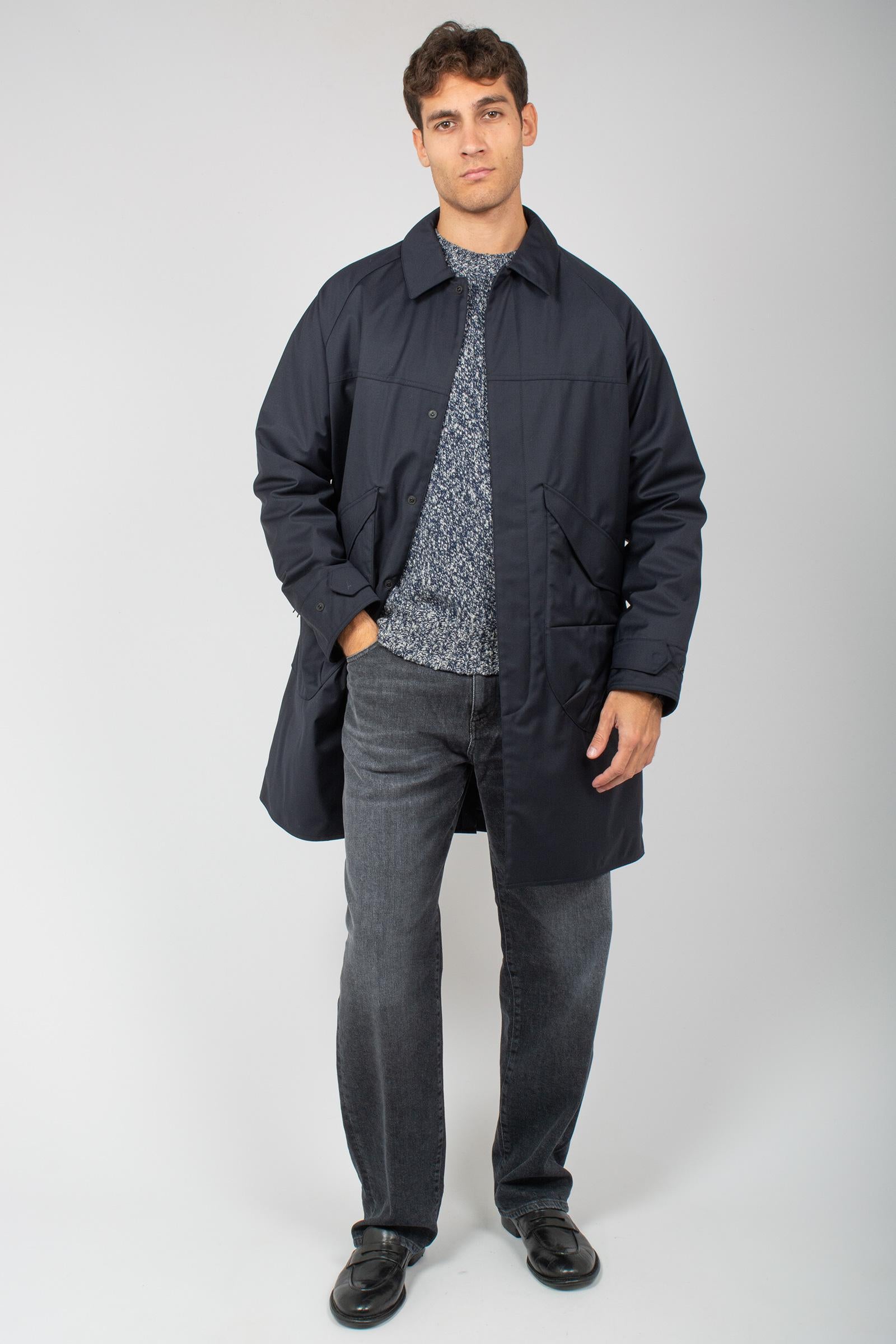 cappotto in misto lana tecnica 'ragu' B51PURAGUTWO 205 PALTO' 