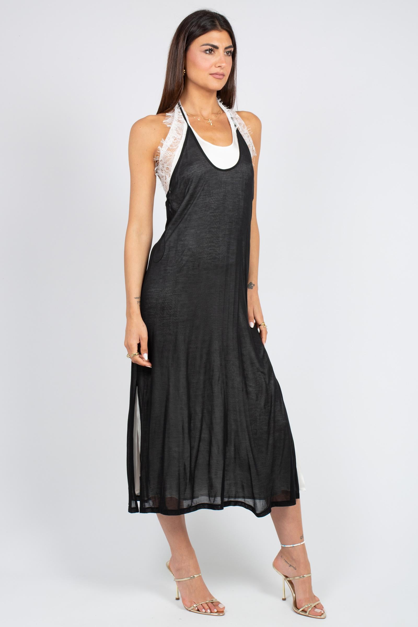 abito con canotta 'pepita' Y6SJ10 Y69A3 SEMICOUTURE 