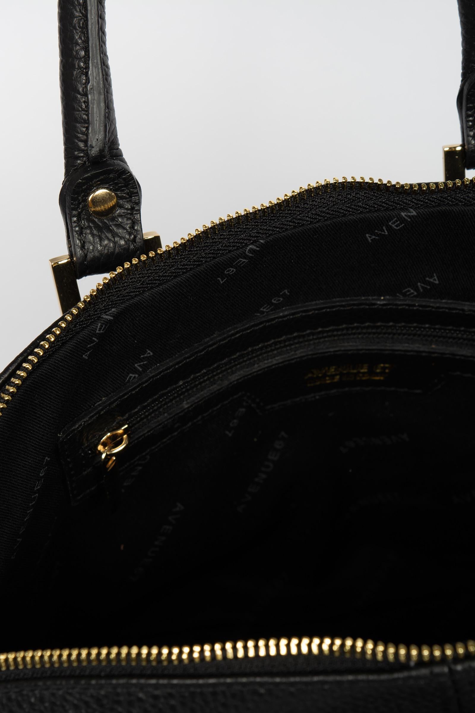 shopper xs in nappa martellata 'fandango' FANDANGOXSDOLLATO NERO AVENUE 67 
