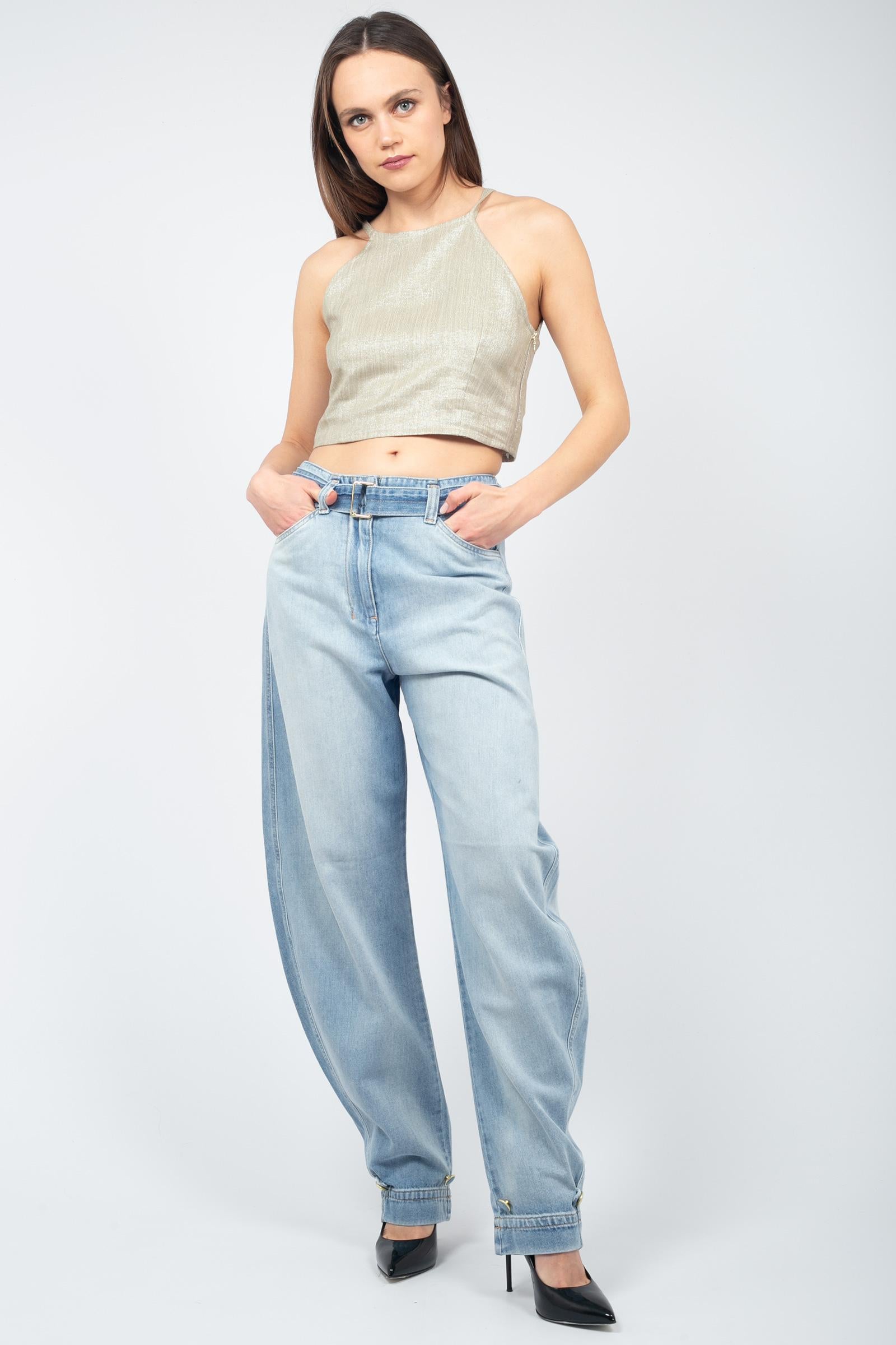 top in lino e viscosa 'stilla' STILLA 001 MARELLA 