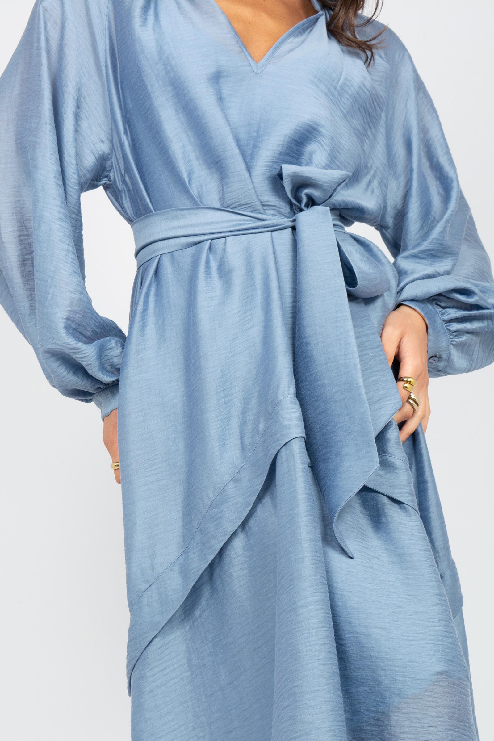 abito lungo in viscosa VARSAIL385 1383 HANAMI D'OR 