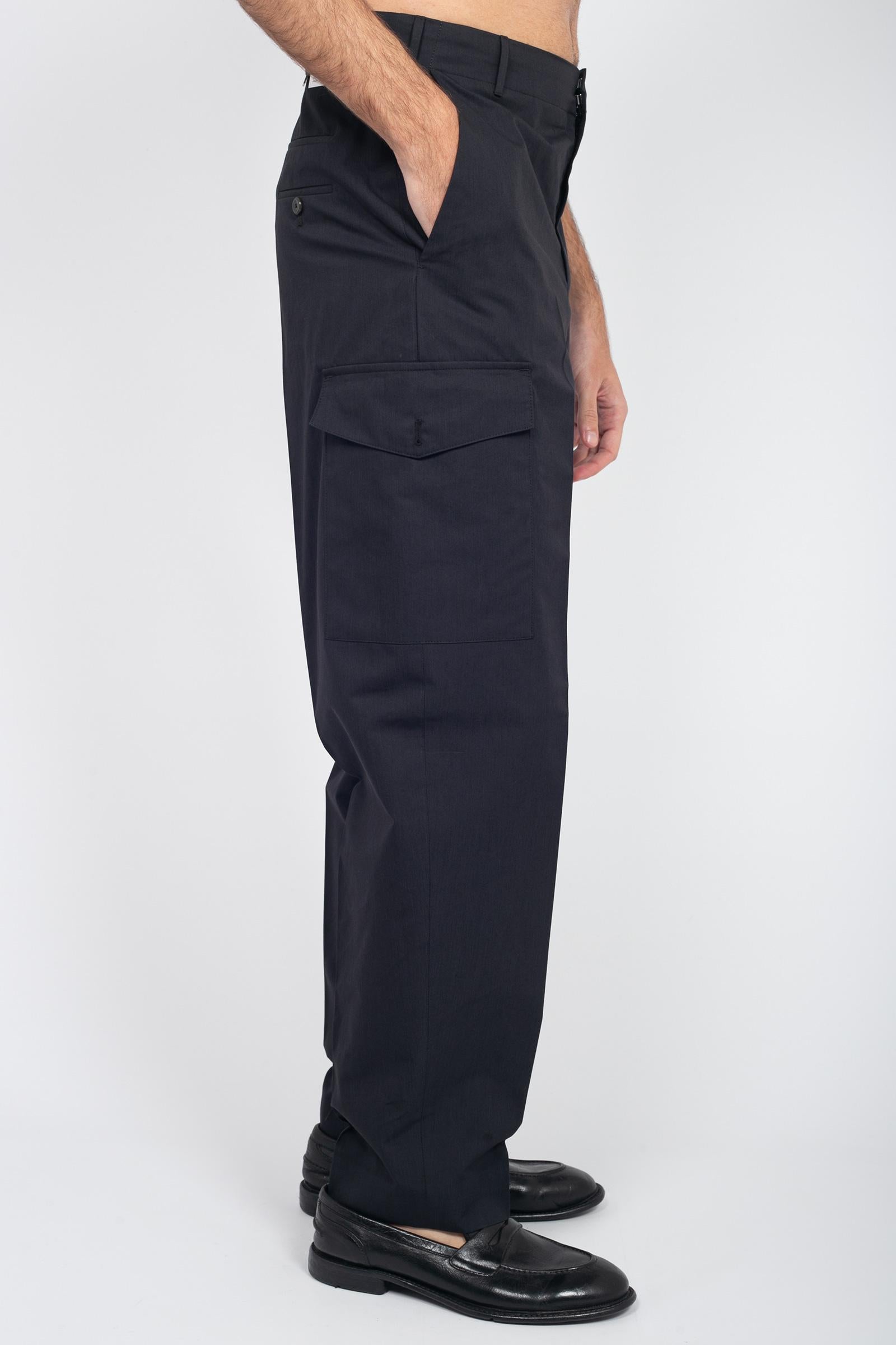 Pantalone in cotone e viscosa 'wide' C0ASAFZL0FWD BP760990 PT TORINO 