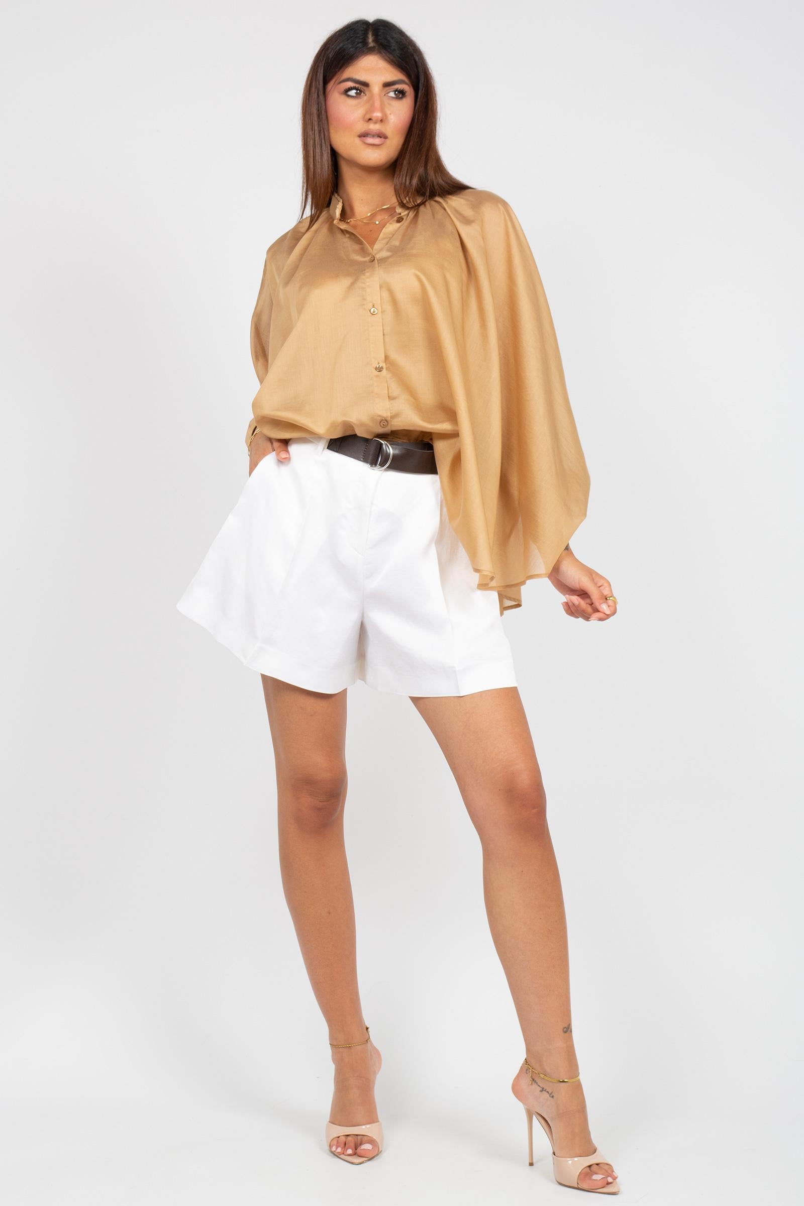 short con cintura in pelle 'janessa' S6SM16 A01 SEMICOUTURE 