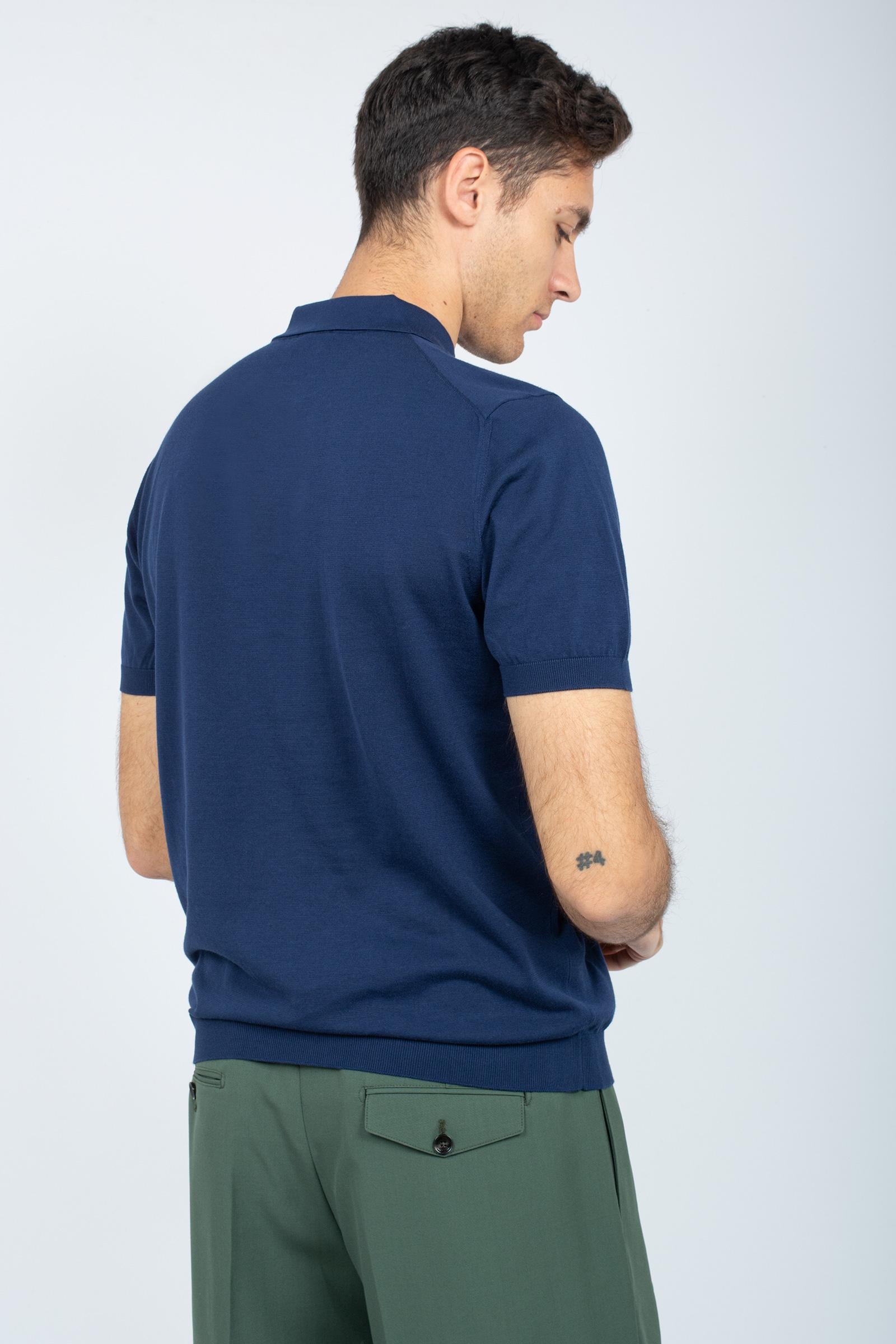 polo in cotone unito D0GN202 770 DRUMOHR 