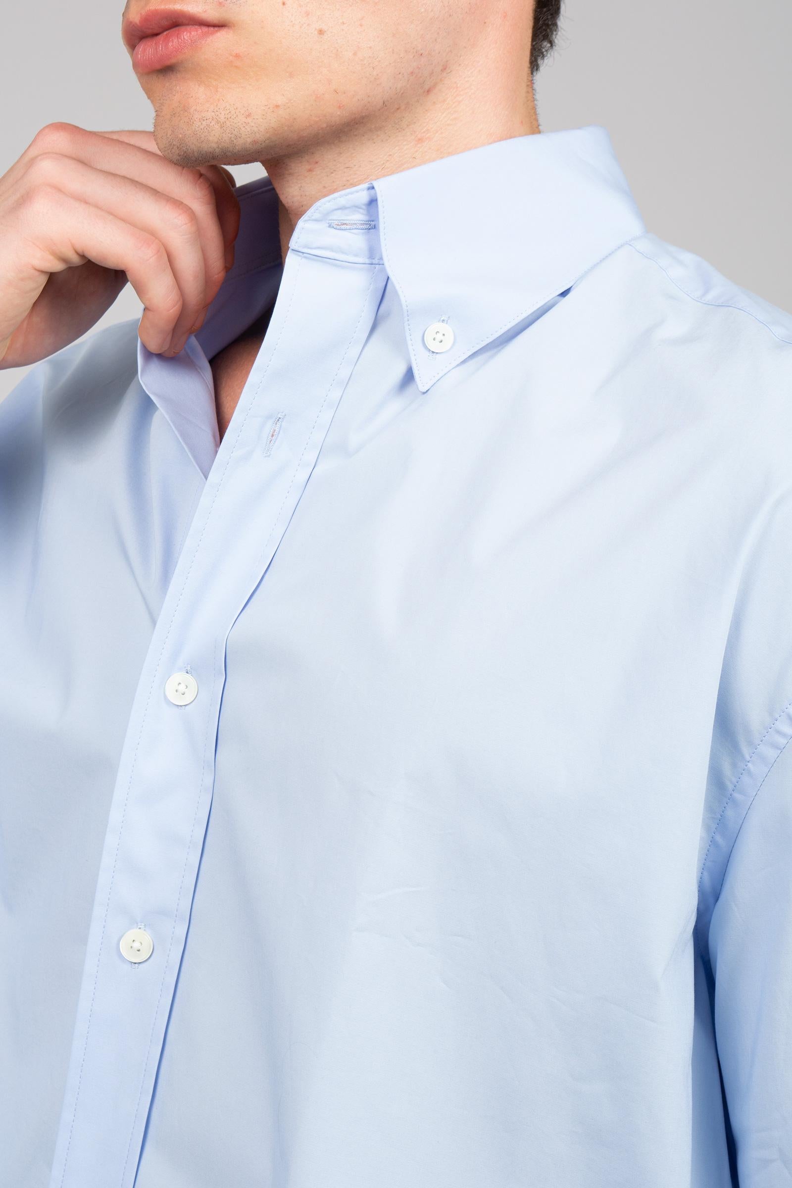 camicia oversize in popeline di cotone 850383 LIGHTBLUE STUDIO SEIDENSTICKER 