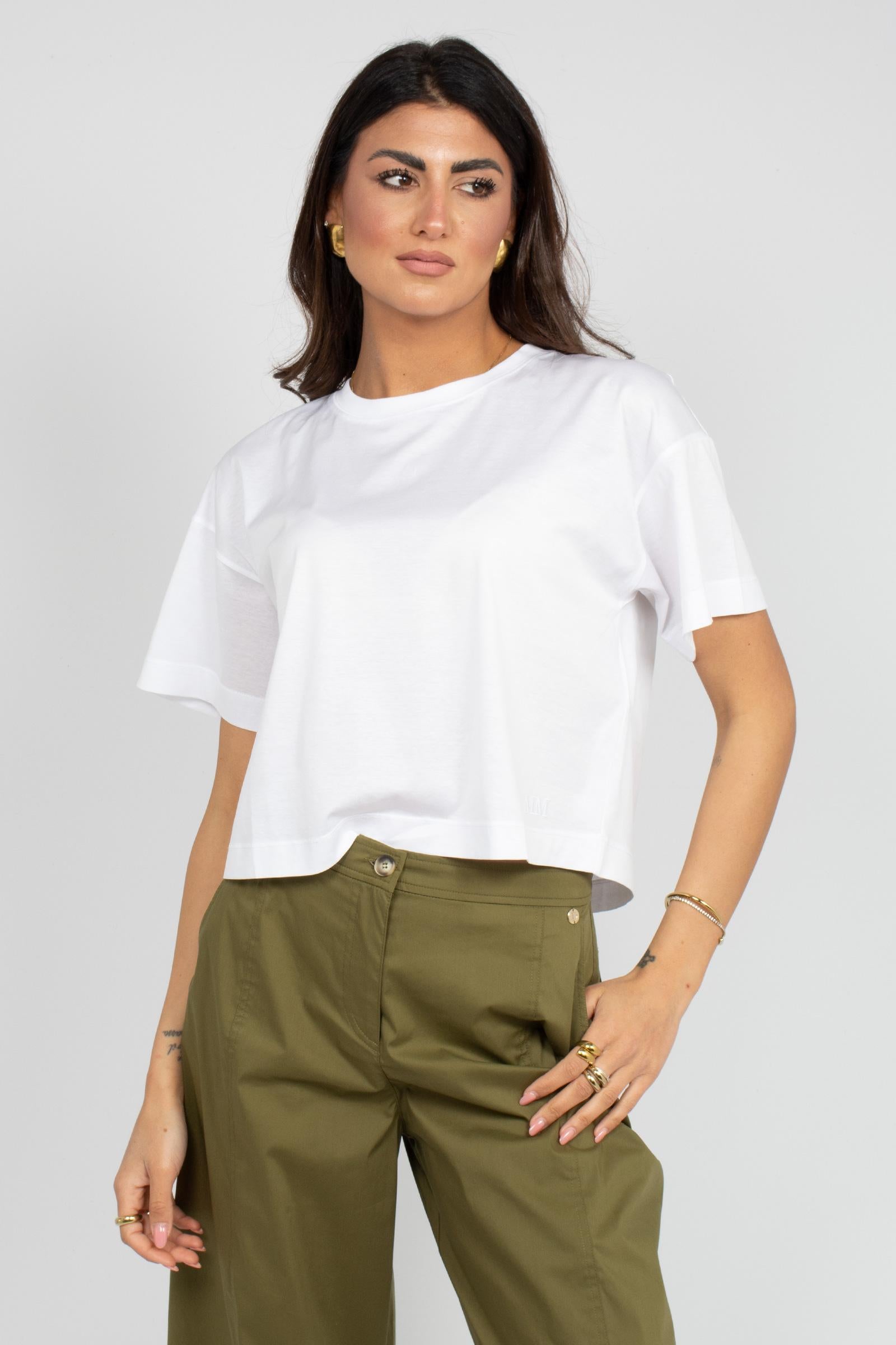 t-shirt in cotone 'radice' 2616941118600 021 MM - MAX MARA 