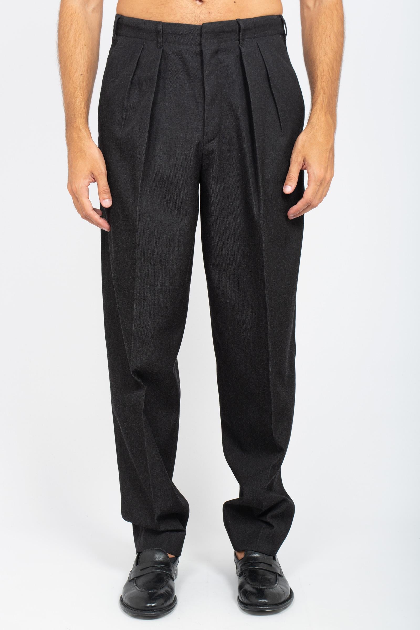 pantalone in misto lana 'wide' COCOAFAFZB0FWD SU940990 PT TORINO 