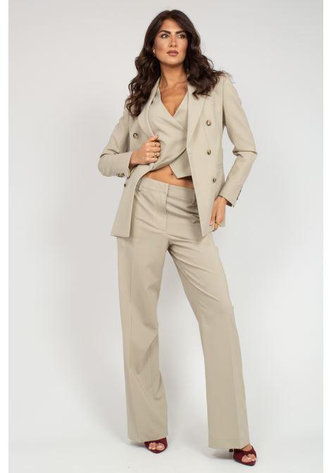 pantalone in lana stretch 'francoise fit' CDVSFSZ00STD MA270040 PT TORINO 