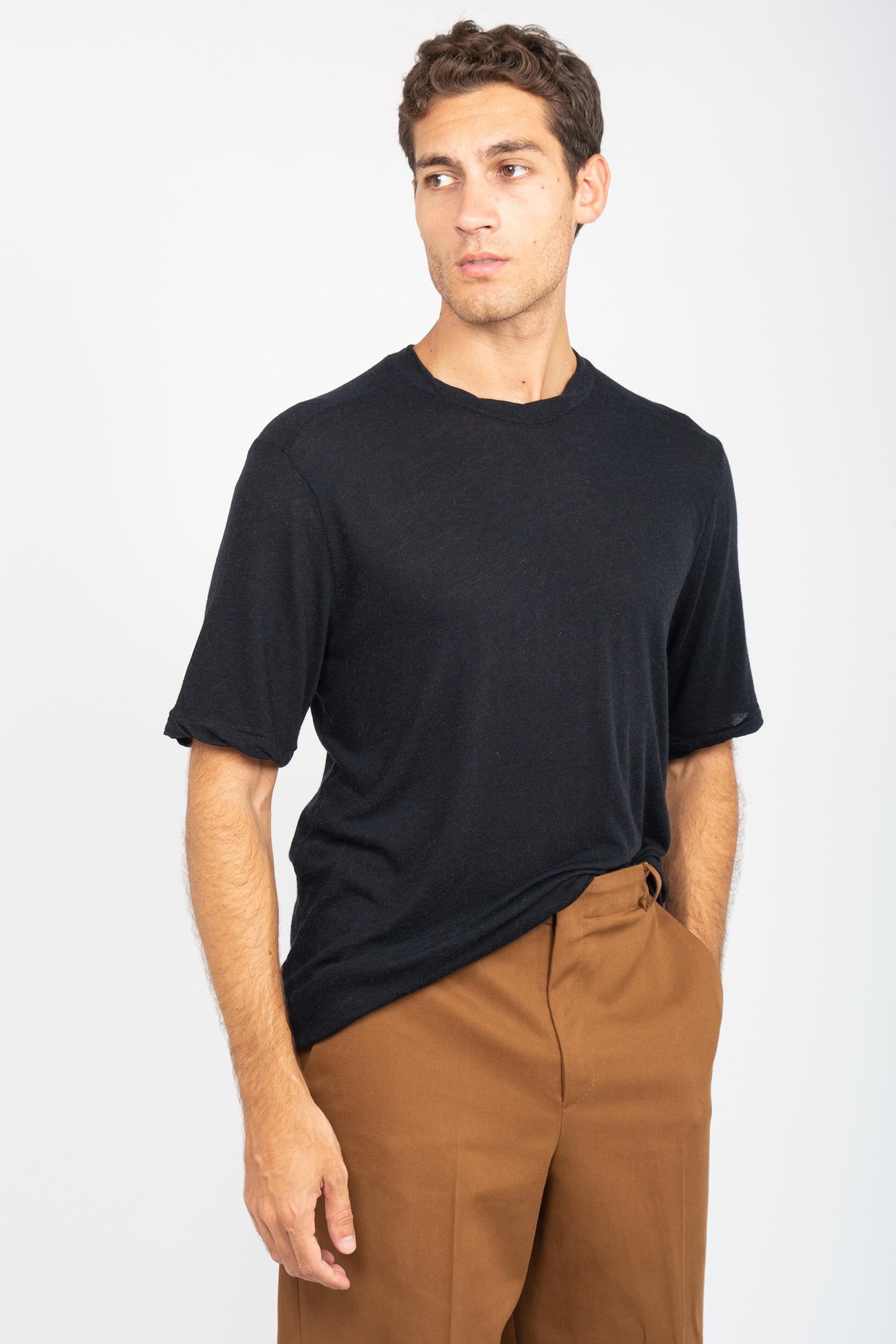 t-shirt mezza manica in misto lana AI25AFU71 3 ATOMO FACTORY 