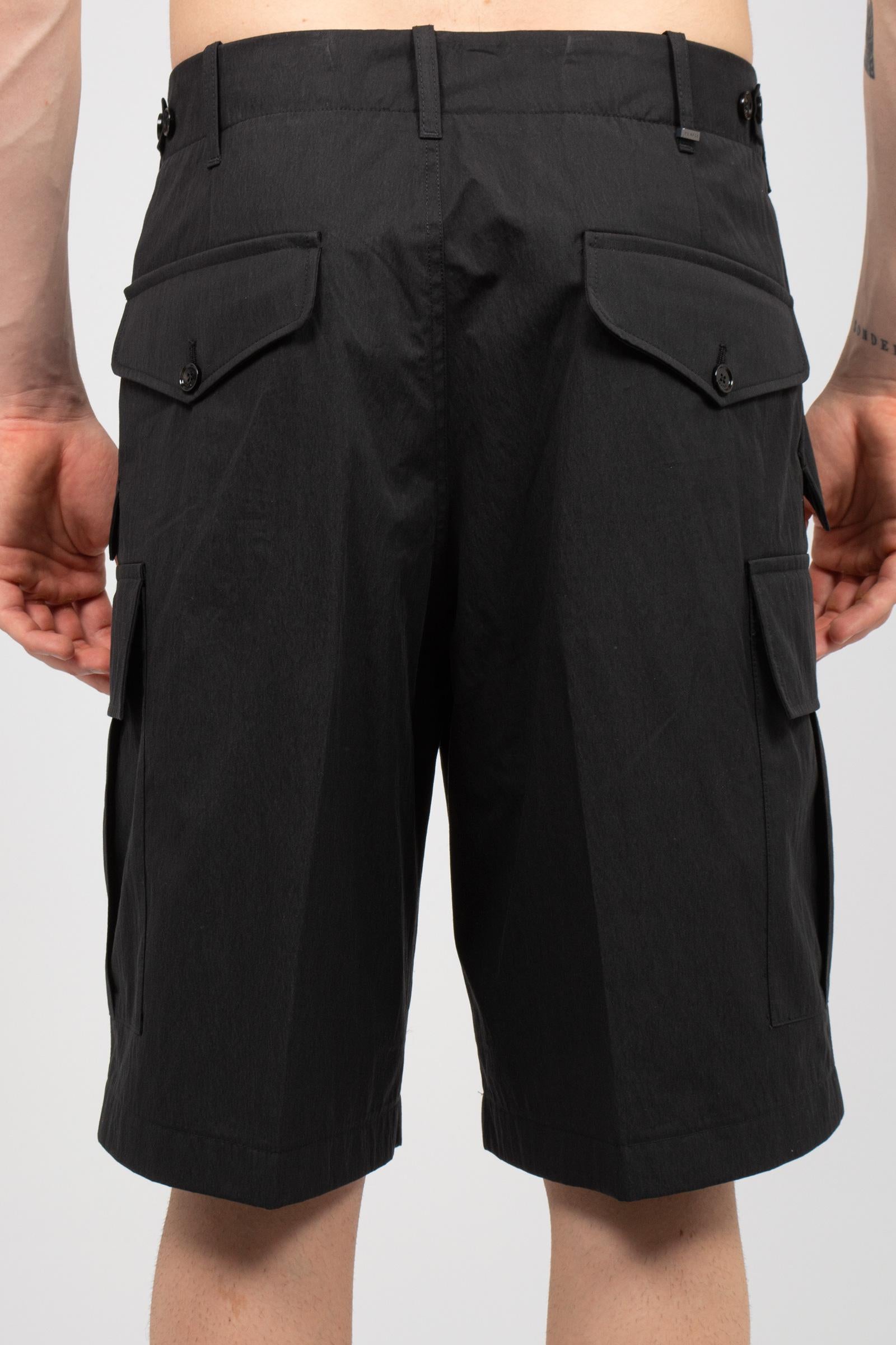 bermuda cargo in misto cotone 'kyoto' KYOTOBERMUDAABXS26 NERO BE ABLE 