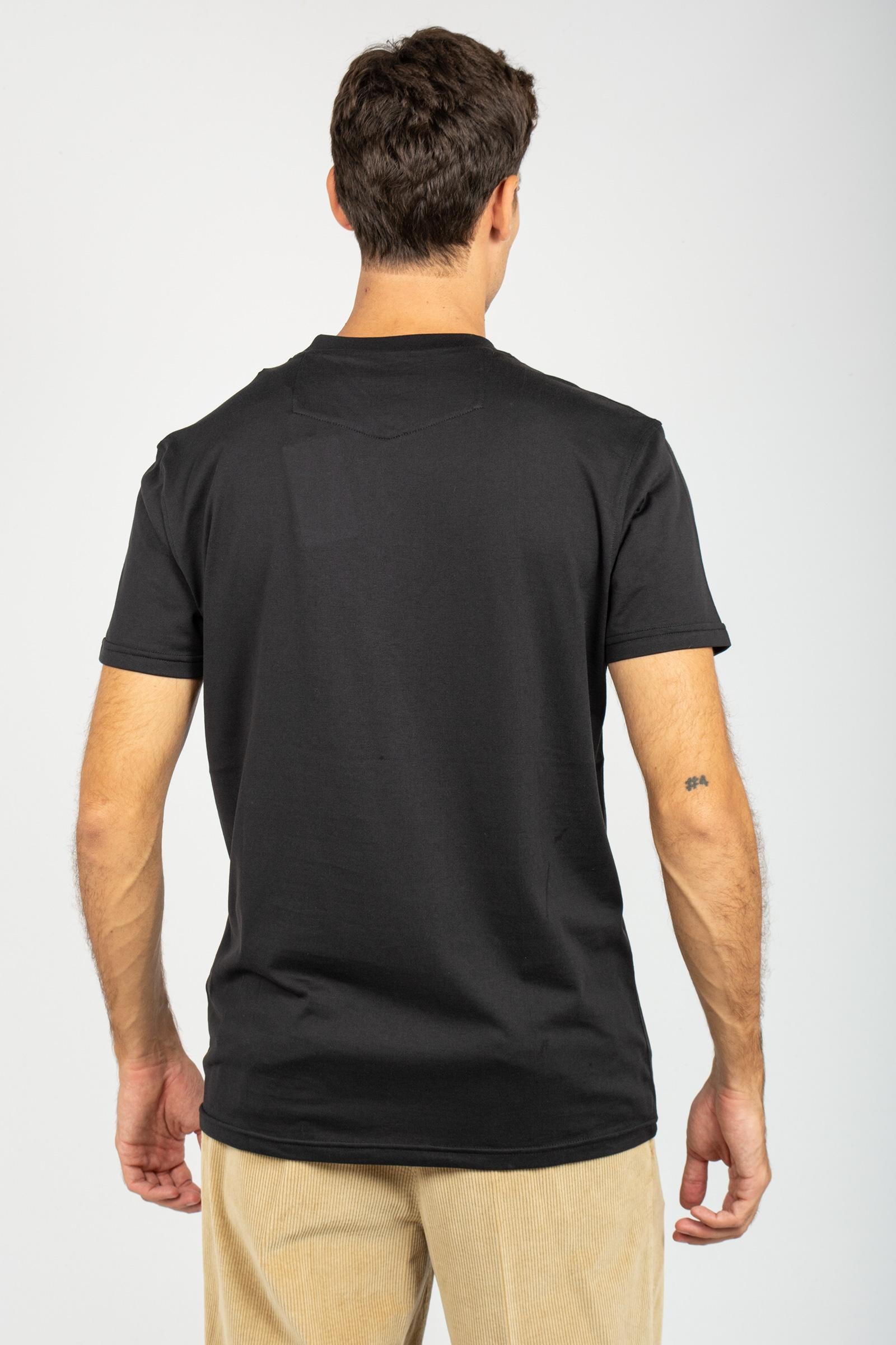 t-shirt in cotone e seta TL5STM050LEL 01CD0990 PT TORINO 