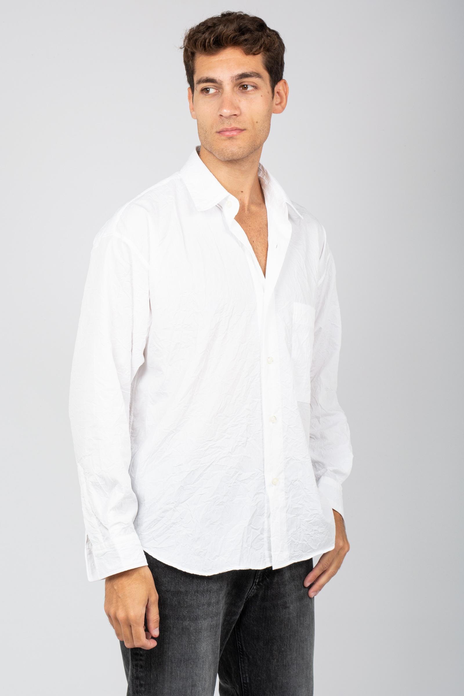 camicia in popeline crinkle AMU018CN41XXXX C0069 AMISH 