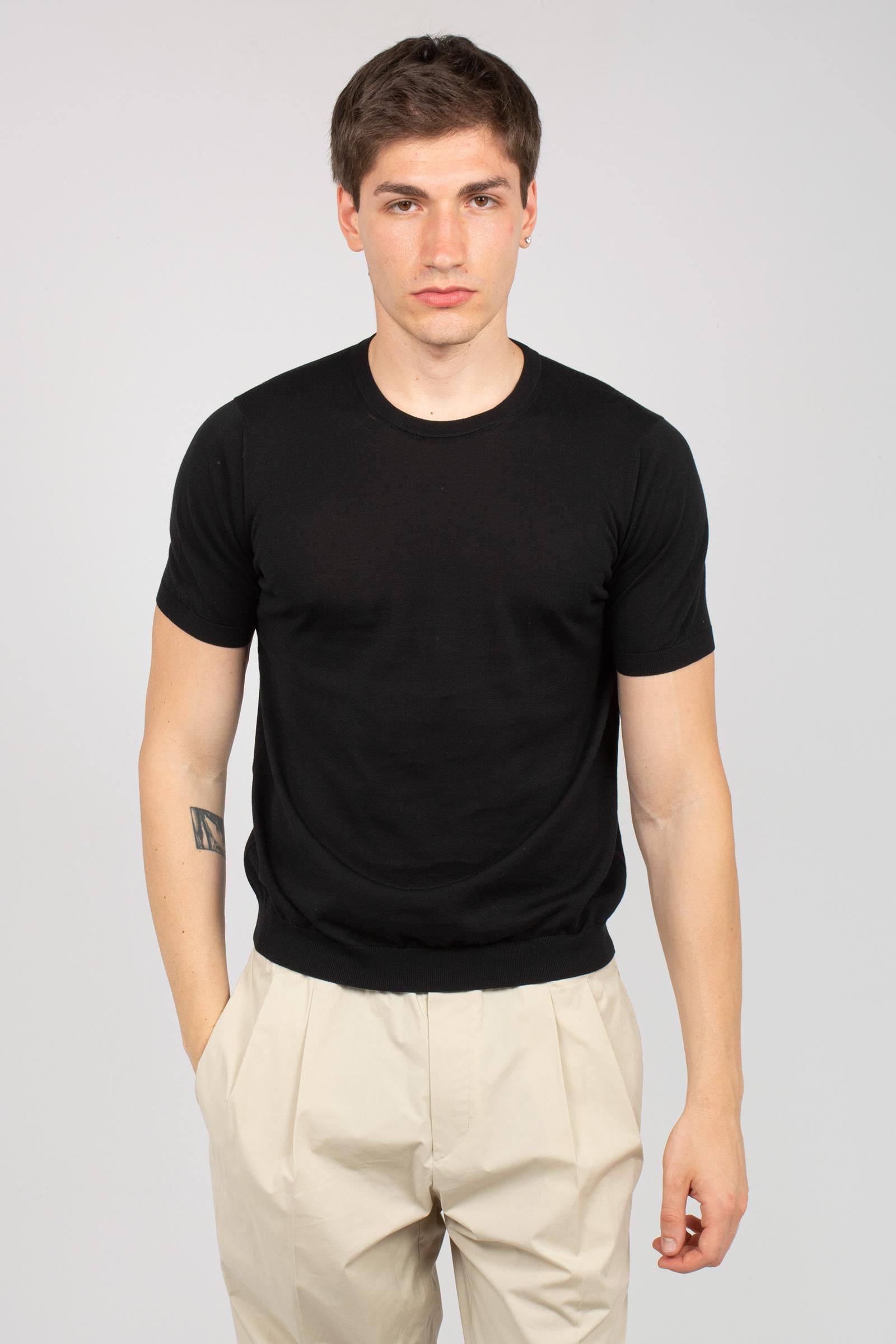 t-shirt in cotone rasato D0GN100 690 DRUMOHR 