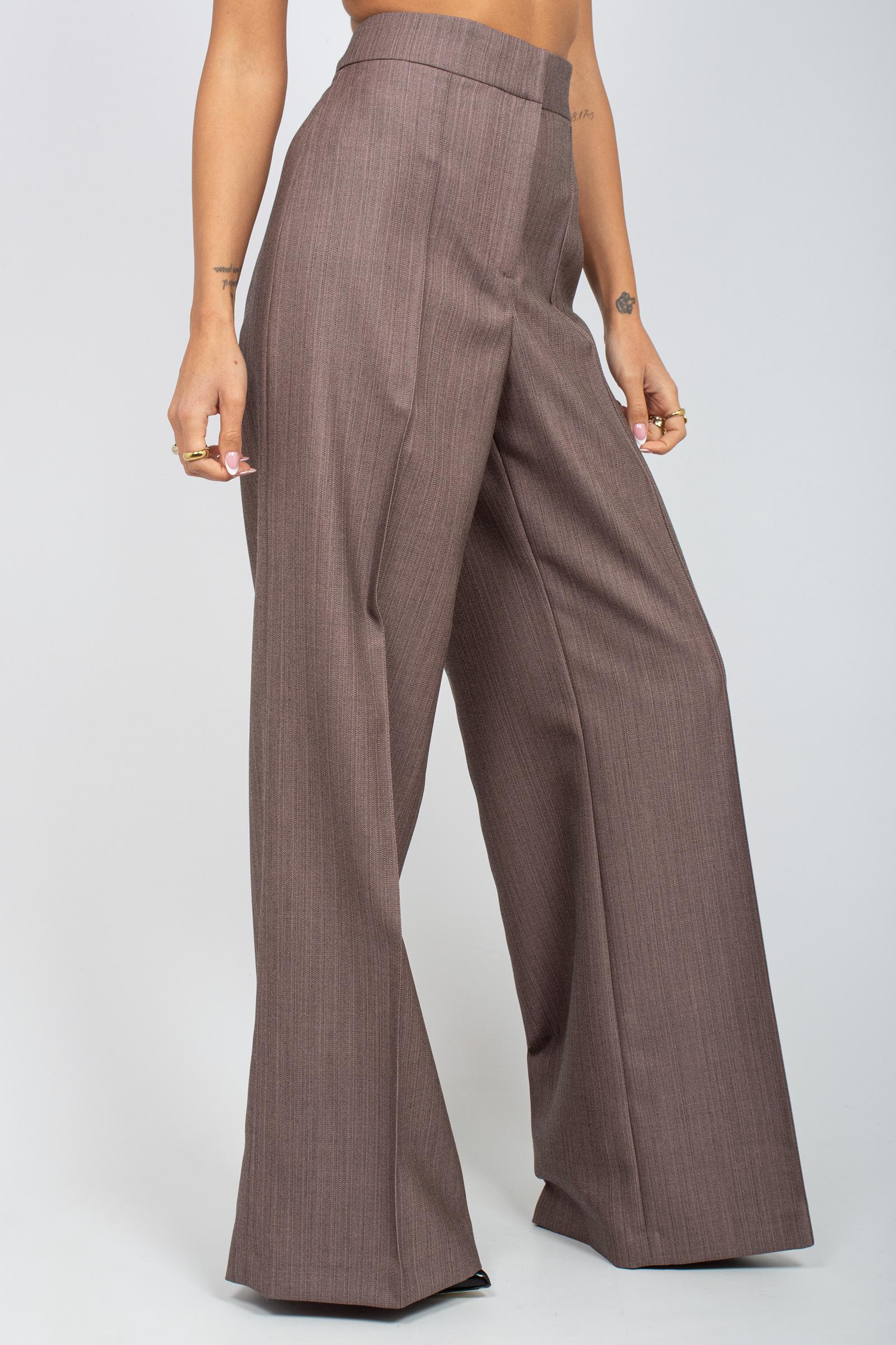 pantalone ampio in gabardine di lana 'beatrice' CDVSBEZ00STD ES270610 PT TORINO 