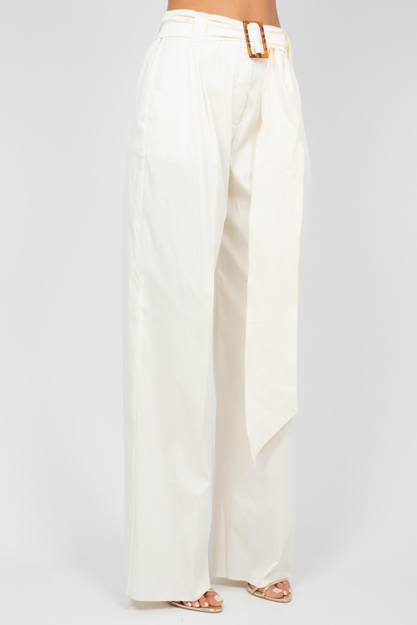 pantalone in popeline di cotone 'navile' NAVILE 001 MARELLA 