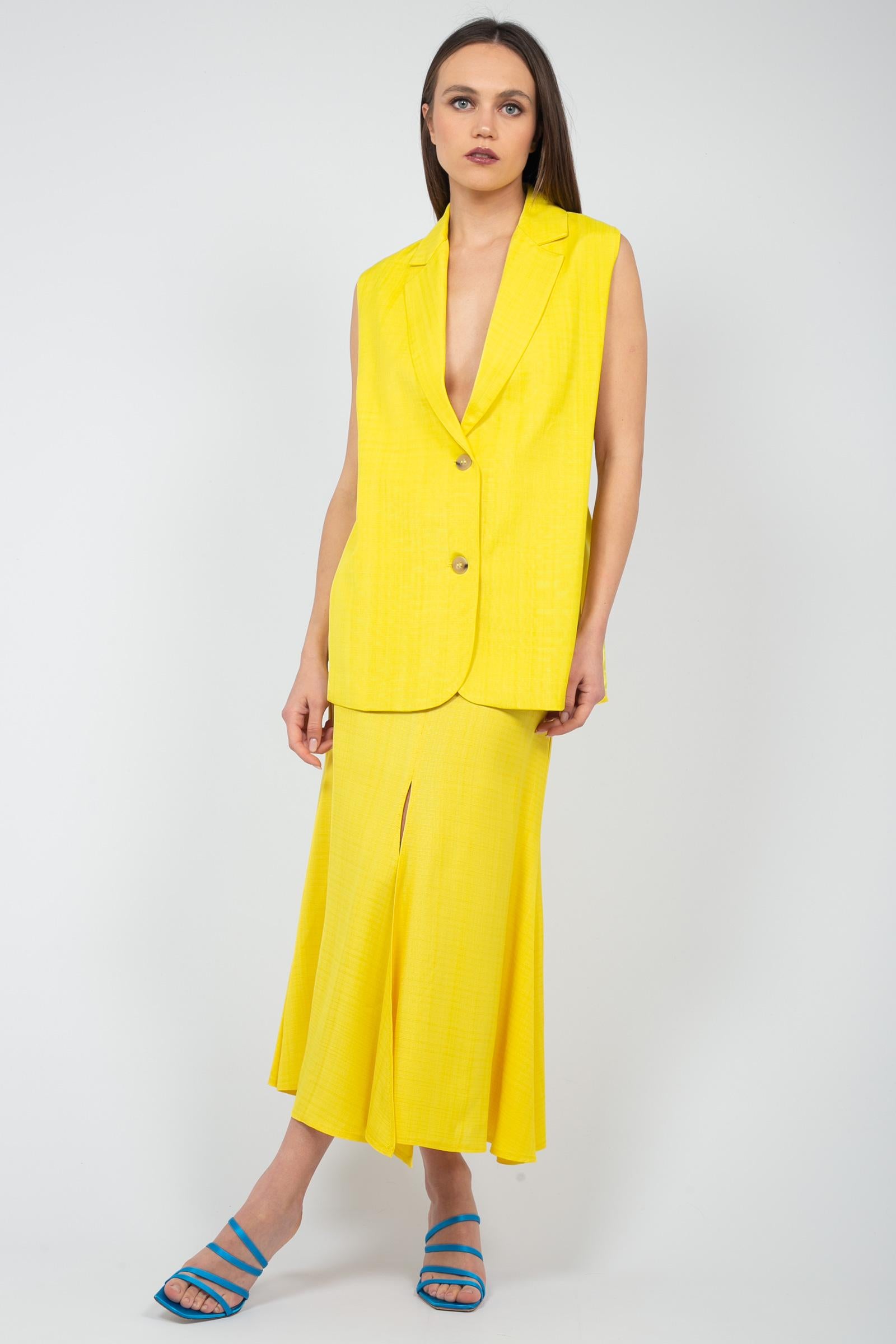 gonna dritta longuette M1D0029 NEON SOLOTRE 
