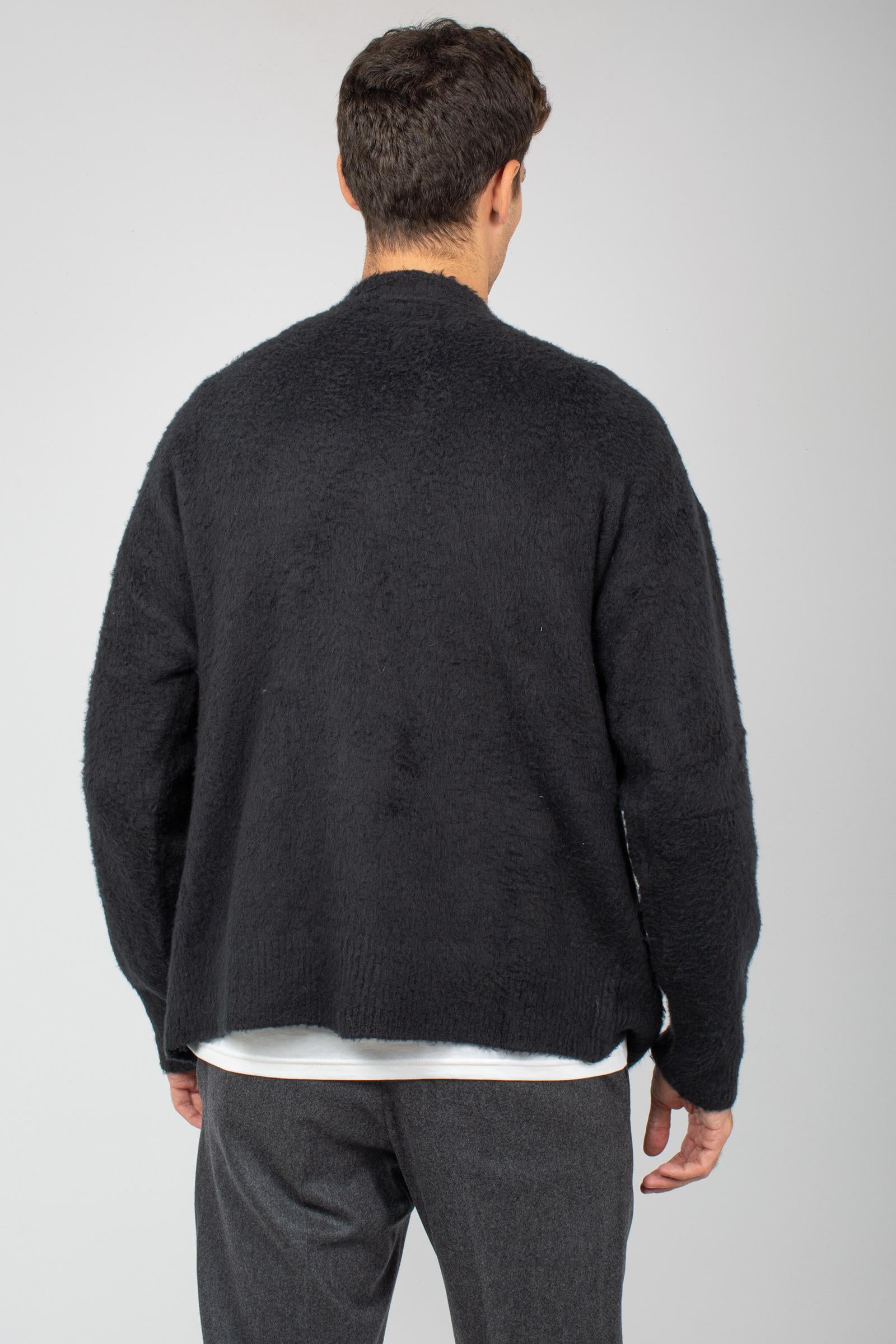 cardigan in misto cotone garzato 253M45310 09 ROBERTO COLLINA 